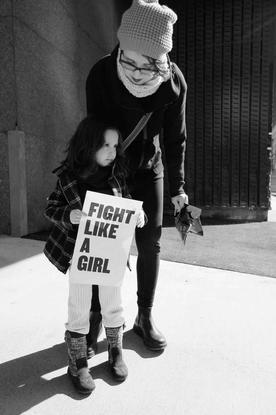Photo by Rochelle Brown.Fight Like A Girl, United States.