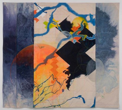 PAINTING, “BEING BLUE” © Anne Sherwood Pundyk