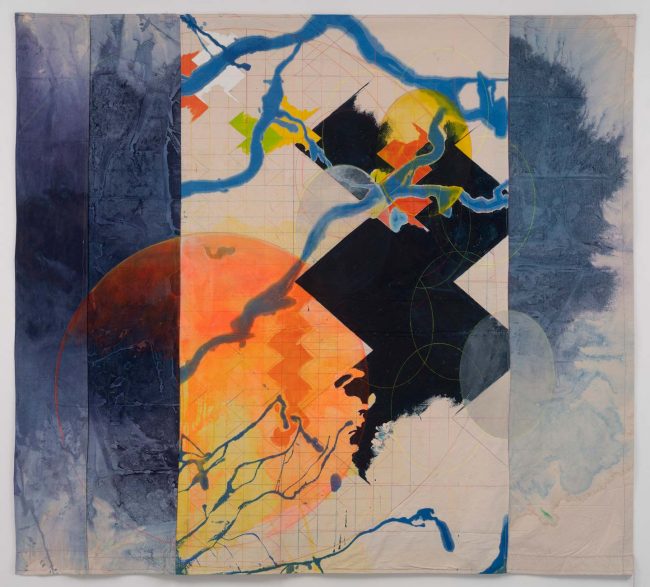 PAINTING, “BEING BLUE” © Anne Sherwood Pundyk