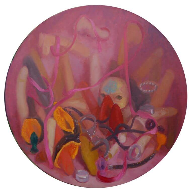 © Artist Patrick Webb's paint titled Red