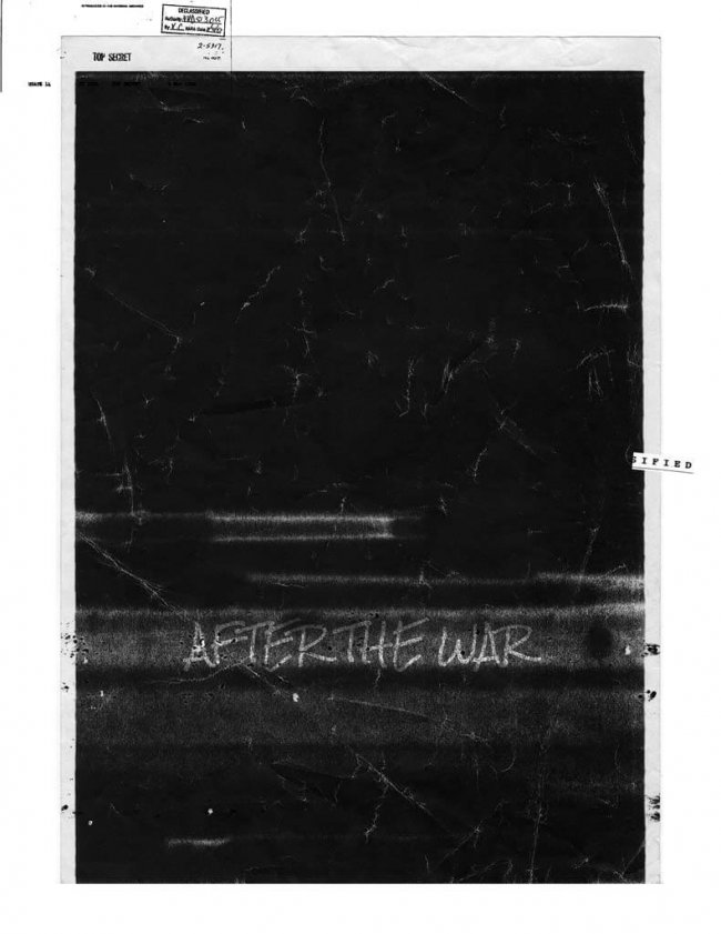 ROOM-After-The-War-Essay Black photocopy collage by Mafe Izaguirre