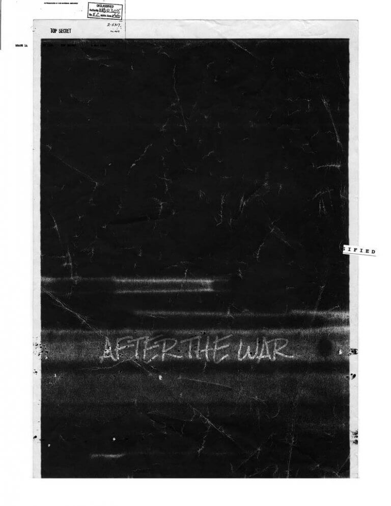 ROOM-After-The-War-Essay Black photocopy collage by Mafe Izaguirre