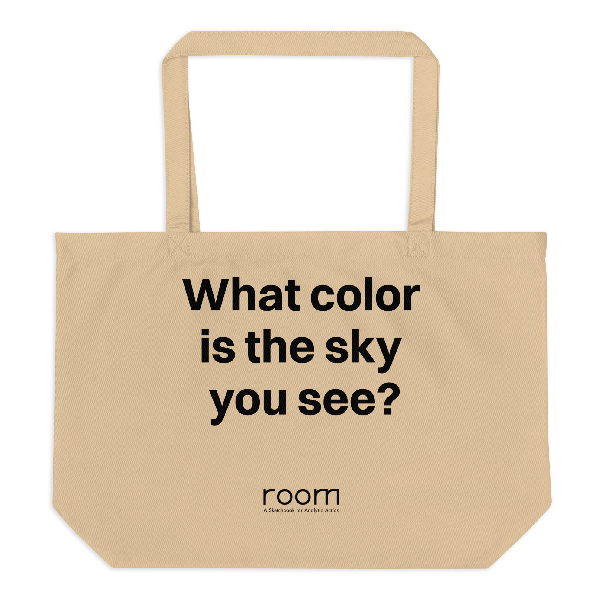 What Color is the Sky You See Large Tote Bag - Image 5